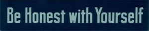 Be Honest With Yourself - Image