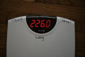 Scale Photo: Think Long Term!