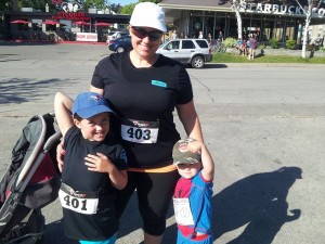 My wonderfully active children, E&J